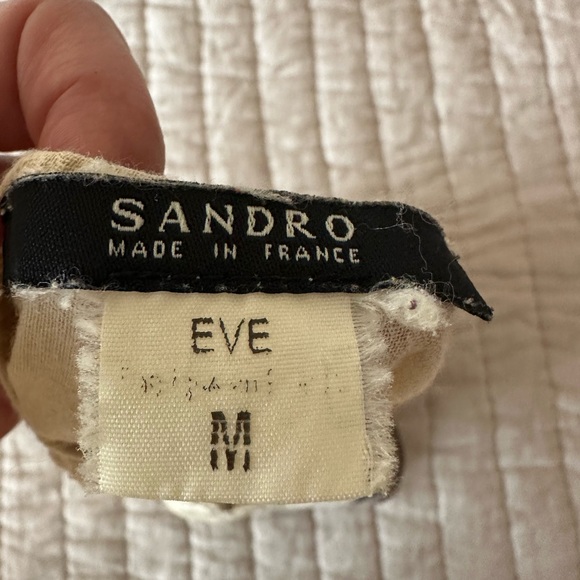 Sandro gauzy lace tank - Picture 3 of 4